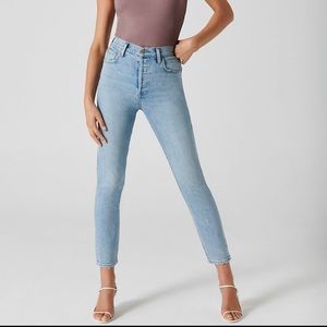 Aritizia Yoko High Rise Light-wash Jeans